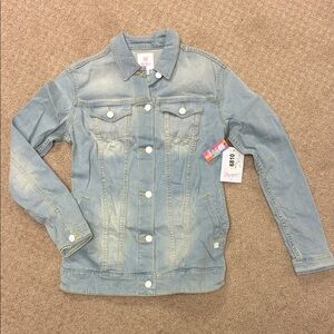 Lularoe Jaxon Casual Light Blue Denim Jacket - XS